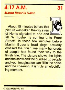 1992 MotorArt Iditarod Sled Dog Race #31 4:17 A.M. Back